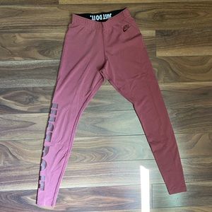 Pink Nike Leggings